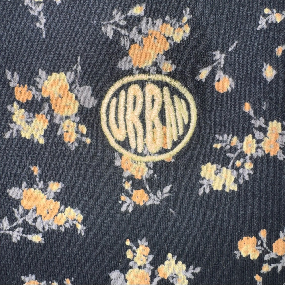 Urban Outfitters URBN Floral Slip Dress Black Mini Size S P Cottagecore - Picture 6 of 6
